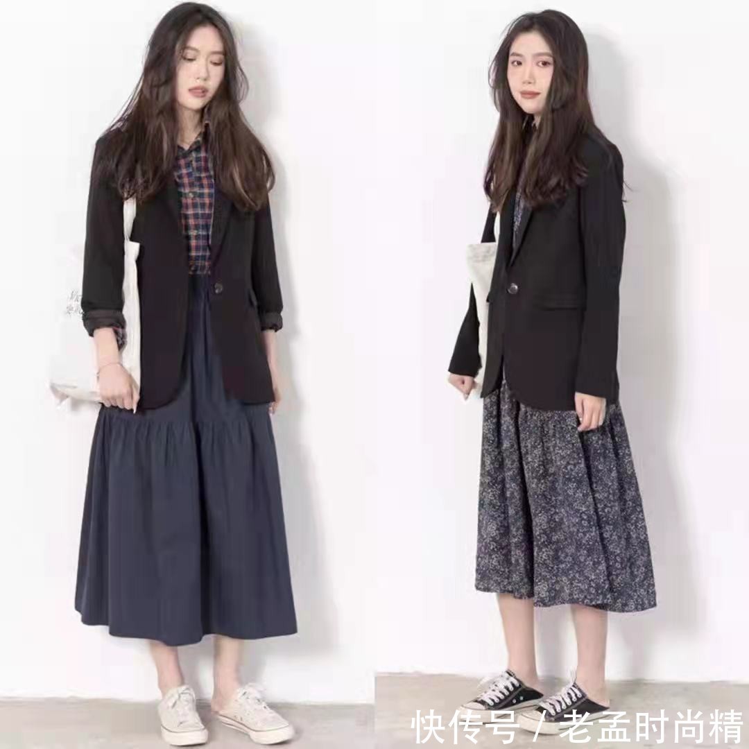 复古|秋天“小西装”怎么穿?这么穿复古休闲