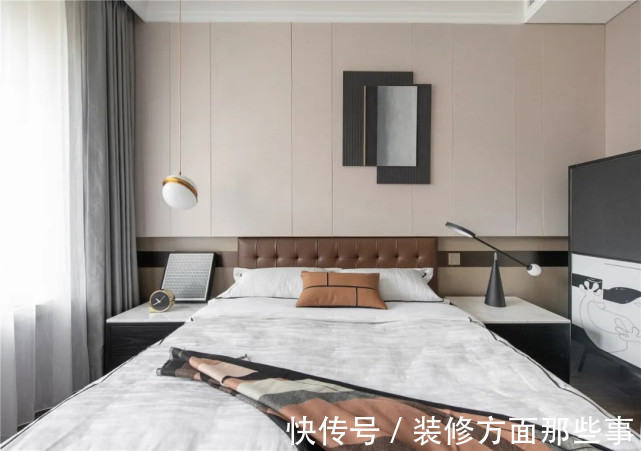 硬包|108平现代风三居室,空间充满现代简洁的大方感