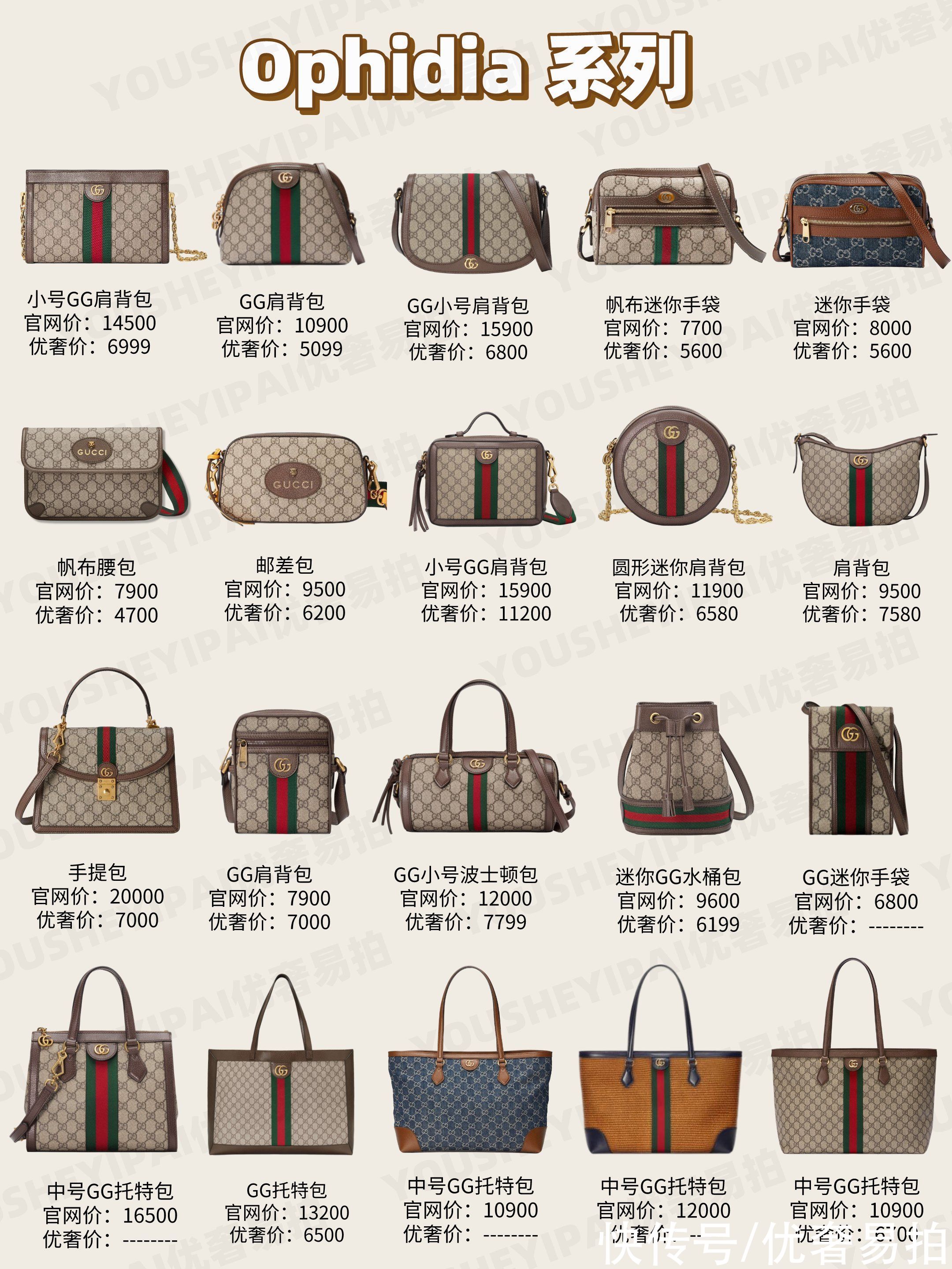 gucci|奢侈品种草｜GUCCI包包｜9张图带你看完GUCCI全系列