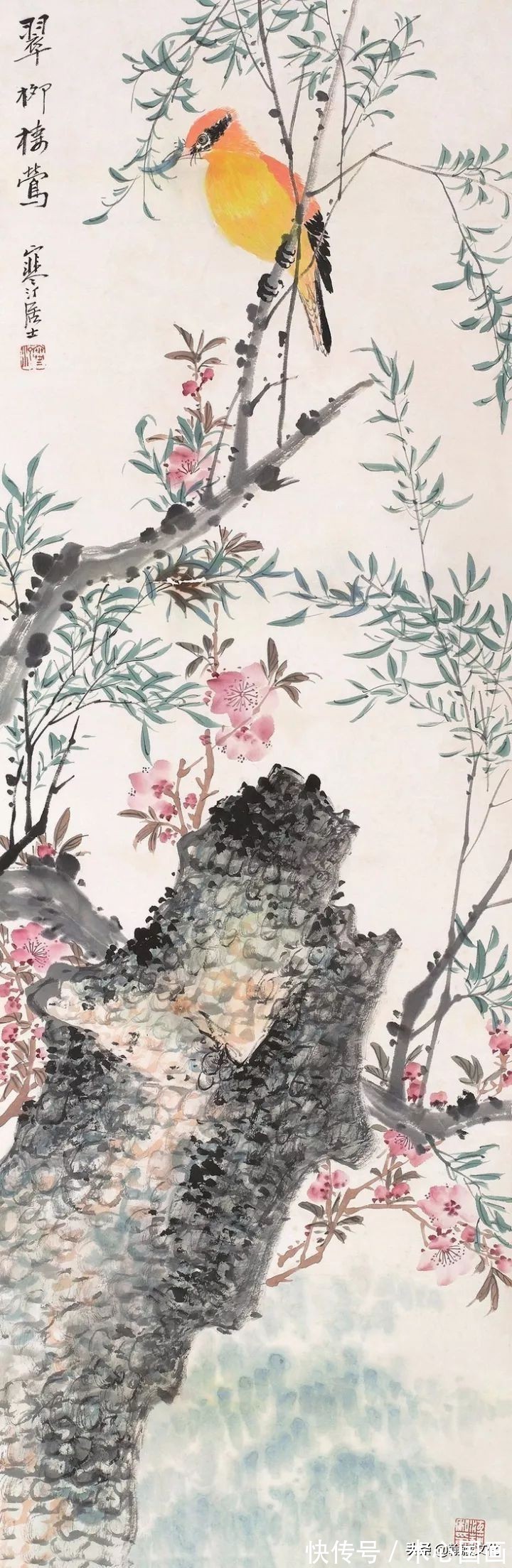 任伯年&江寒汀先生小写意花鸟画欣赏(一)