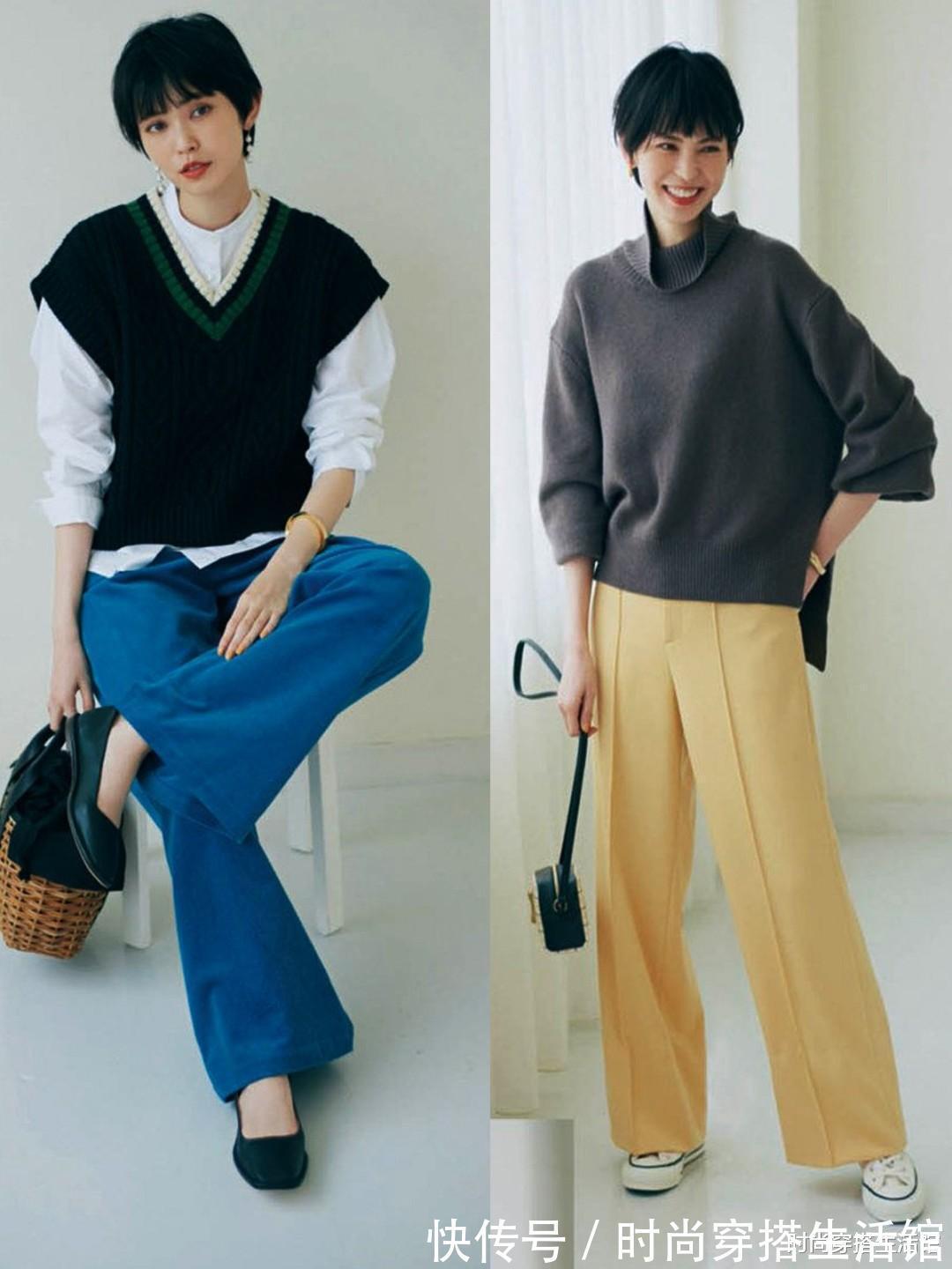 小个子 40岁左右女人,裤子在精不在多,今年流行这4条裤子,时髦又显瘦