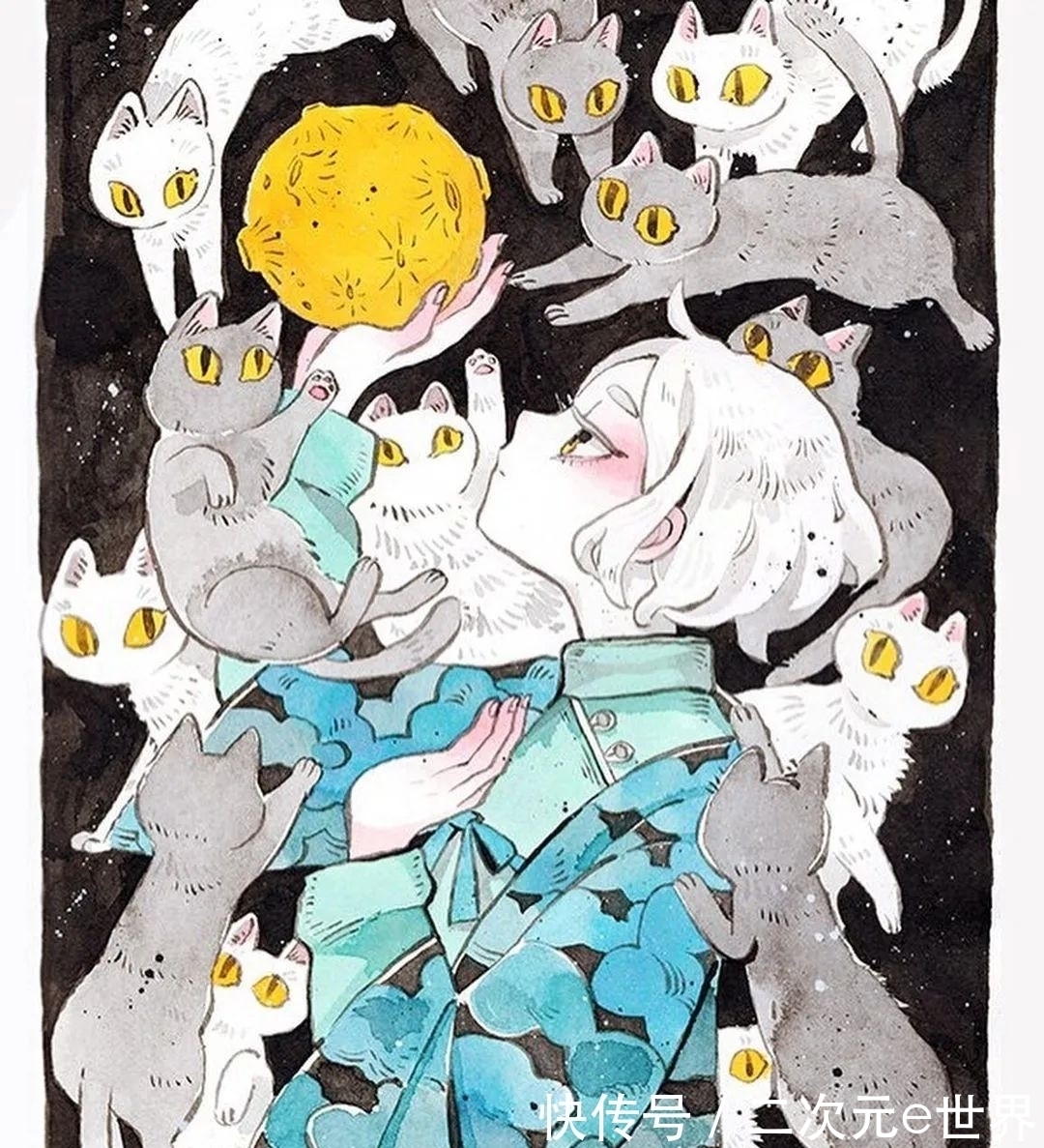 bitamin!每日插画 8年,从画渣到大神,不努力你永远不知道自己有多优秀