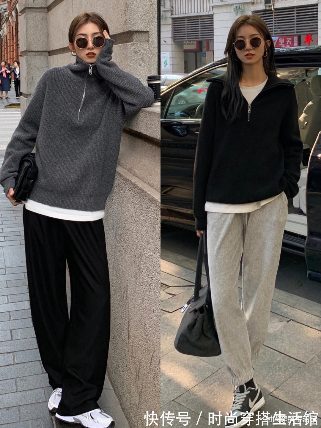 冬天|又到了穿毛衣的季节,冬天这么穿时髦显瘦还高级,适合30+女人