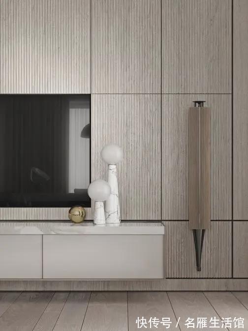 边角|新一代电视墙应该这样装，打个柜子装电视，边角不留缝越看越大气