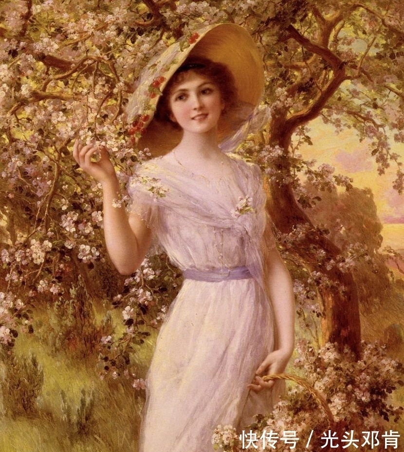 弗农&他最擅长画美女,埃米尔·弗农Emile Vernon油画美女作品鉴赏