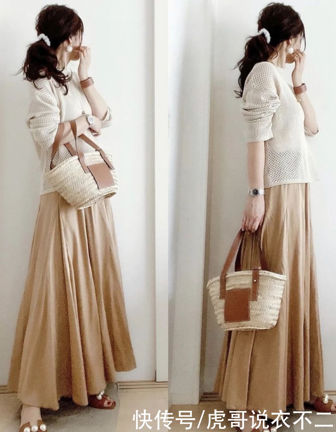 越简约越气质！日本小姐姐的初夏基础款搭法，美得温柔优雅又高级