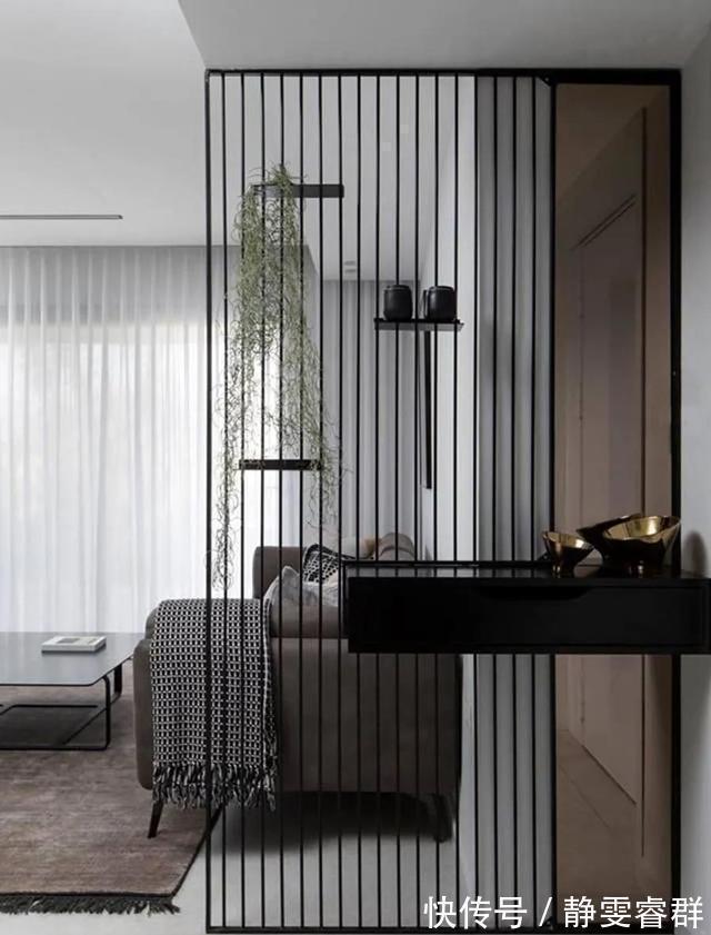 场域|他家隔断不挡路还好看!35种拯救客厅、厨房的方法,一步到位