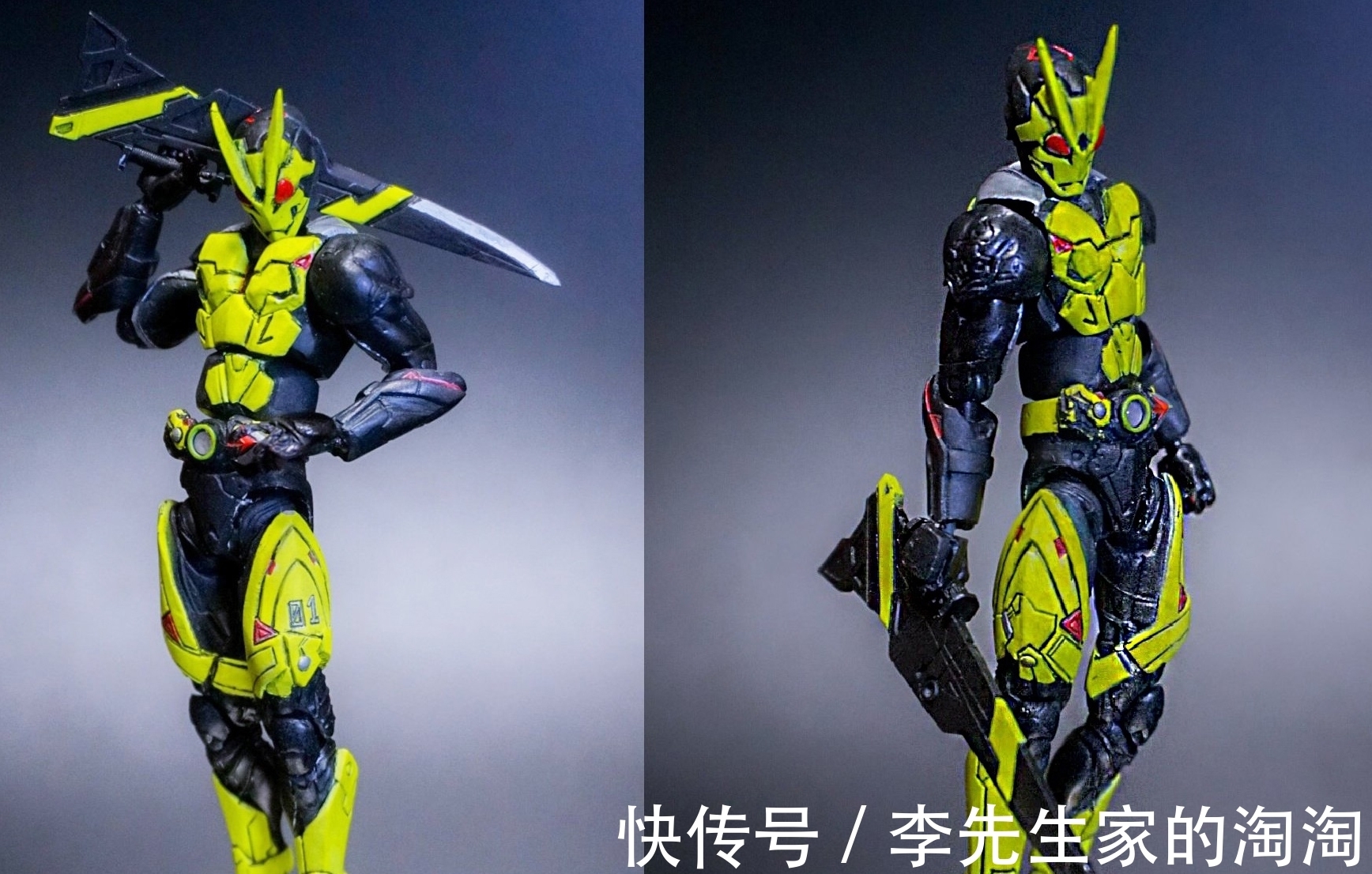 利维斯|令和骑士手办太拉胯,粉丝改造后,利维斯致敬仁叔,圣刃升值20倍