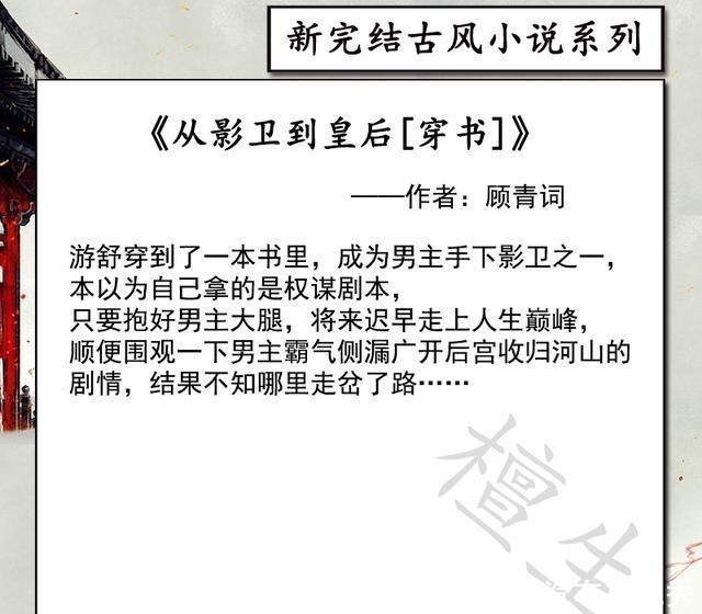 从影卫到皇后「穿书」|古代纯爱文《从影卫到皇后「穿书」》《我成了虐文女主她亲哥》