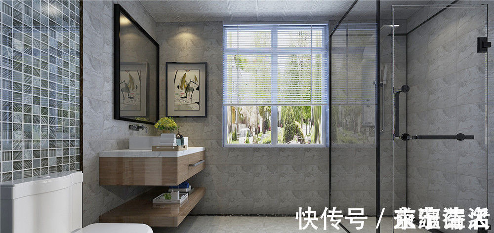 瓷砖|75平米两室一厅装修,瓷砖选的好,瞬间提升卫生间颜值,邻居很羡慕