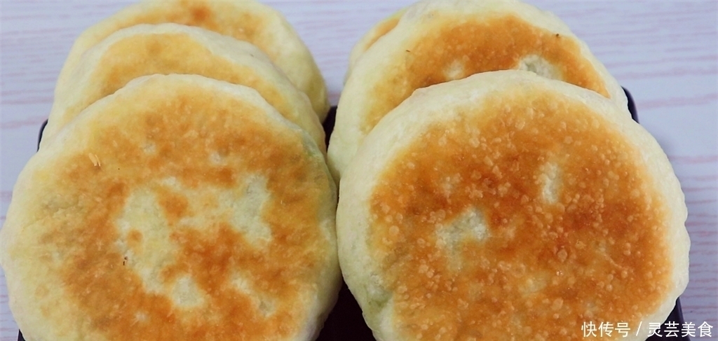 比面包还软的发面饼做法,简单易学,早上起来10分钟出锅