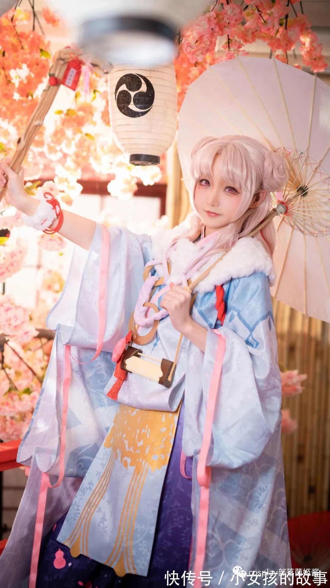 阴阳师|cos:阴阳师缘结神稚雪缱绻cos正片@鹤祈