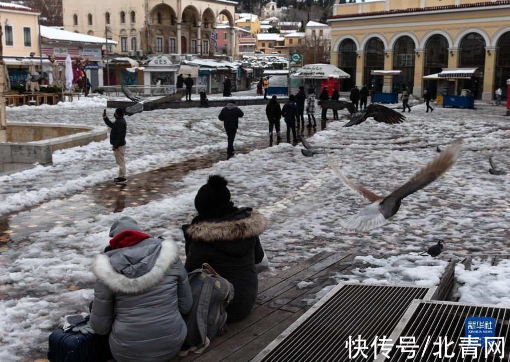 希腊|雪后雅典