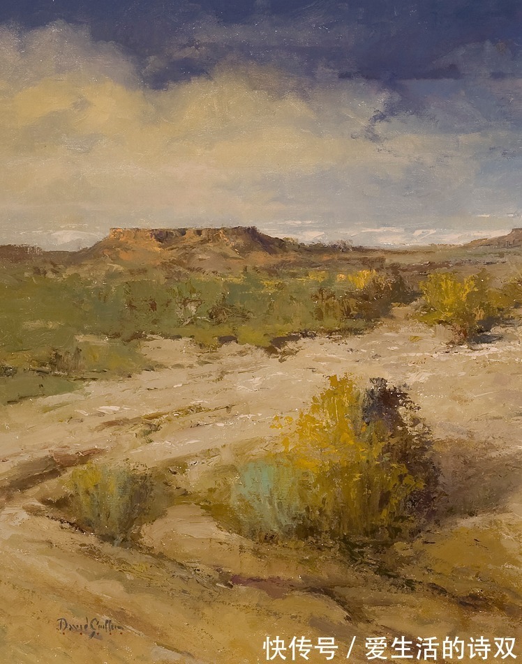 卢伯克$大卫·格里芬的风景油画高清图,放大看,更迷人