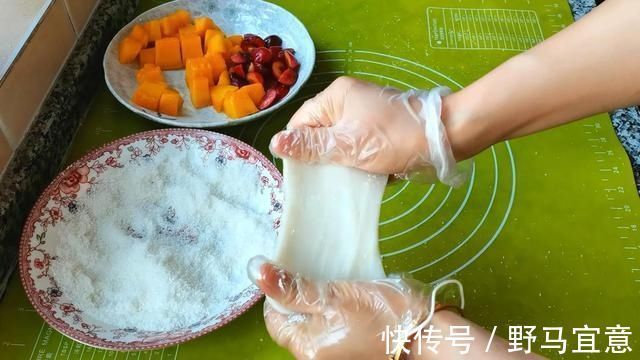 白心|摆摊小吃糯米果来了，软糯香甜，放三天都不会硬，制作简单