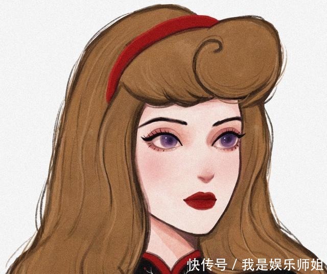 爱丽儿公主|迪士尼公主集体过春节，艾莎沉稳庄重，乐佩可爱无比