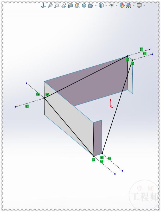 SolidWorks|用SolidWorks画一个上下交叉的纹理图案