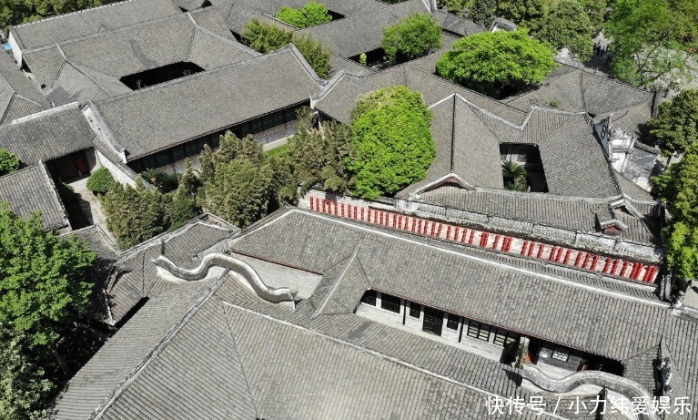 航拍:80多年前川西大地主刘文彩的“豪宅”,到底有多大规模?