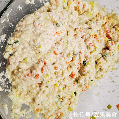 豆腐|老妈做的蔬菜豆腐饼，怎么吃都不腻