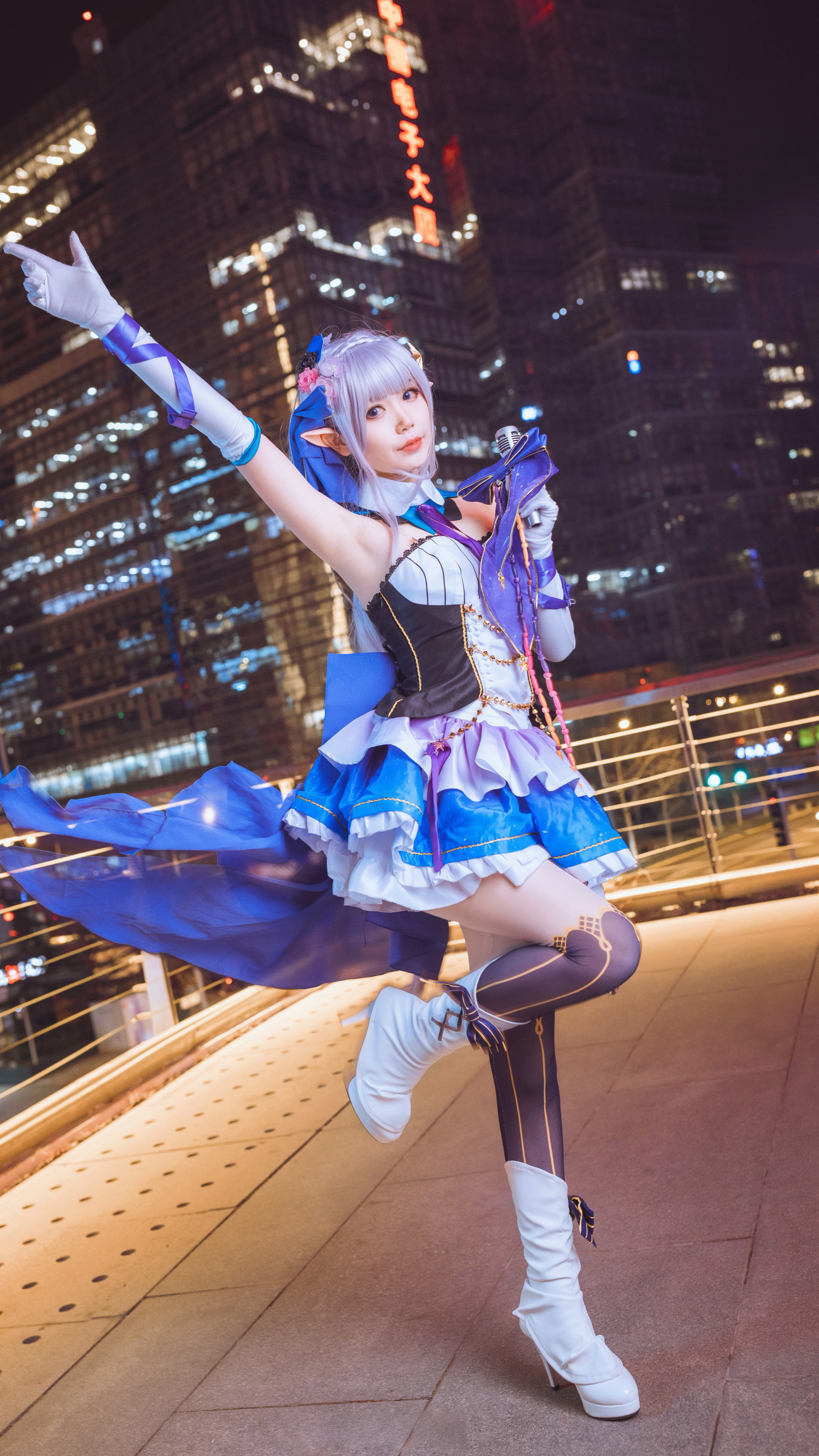 cos：艾米莉亚偶像cos正片@安缇兔