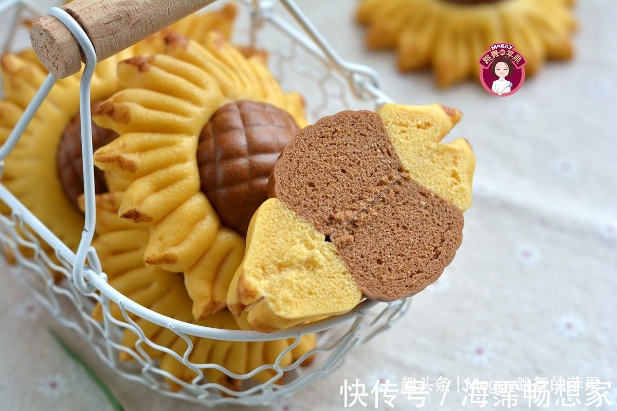 面团|一次发酵的向日葵馒头,端上桌惊艳了,光滑细腻暄软还能省60分钟