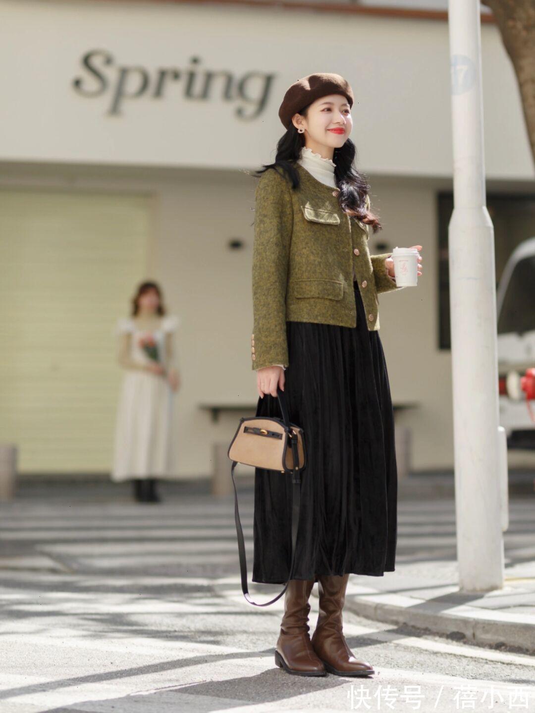 搭配|冬天除了穿大衣、羽绒服,还可以穿“毛呢外套”,简单实穿有气质