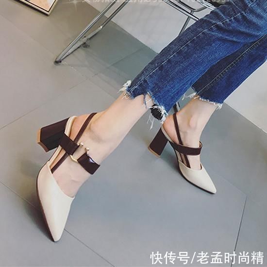 尖头 鞋子还是尖头高跟鞋穿起更有女王气质,完美的修饰脚形显脚白