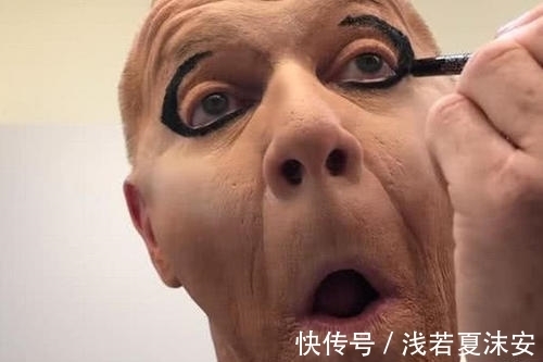 化妆|奇闻:会化妆的老大爷走红,逆天化妆术,女网友:自愧不如