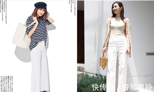 薄麻裤|初秋不要老穿薄麻裤，一条阔腿牛仔裤，让你避免寒酸且有型