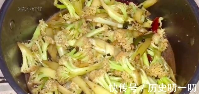 清脆|农家小炒菜花,做法简单易学,一看就会,清脆爽口,下饭特别棒