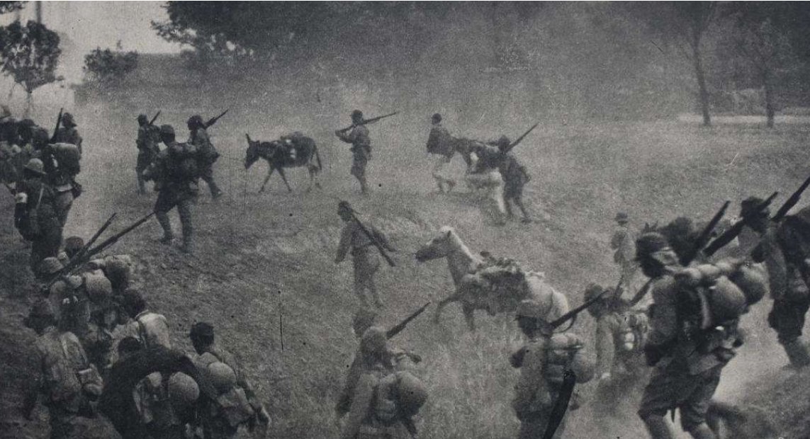 相比|直击日军入侵时的真实镜头：看看和抗日神剧中相比有啥不同