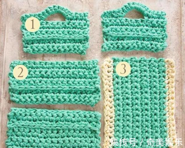 旧衣服剪几刀,制作布条线,拿来钩编收纳盒,非常实用!附教程