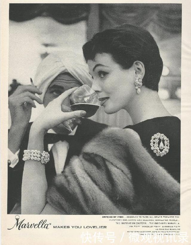 优雅|上游时尚|上世纪的珠宝海报,延续着时光的璀璨优雅