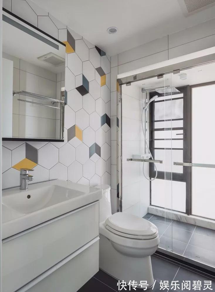 吧台|89㎡小三居,浪漫卡座餐厅和落地窗阳台吧台,没少让别人眼红!