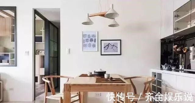 玄关|116平三居室，客厅装饰创意满满，电视背墙做法难得一见！
