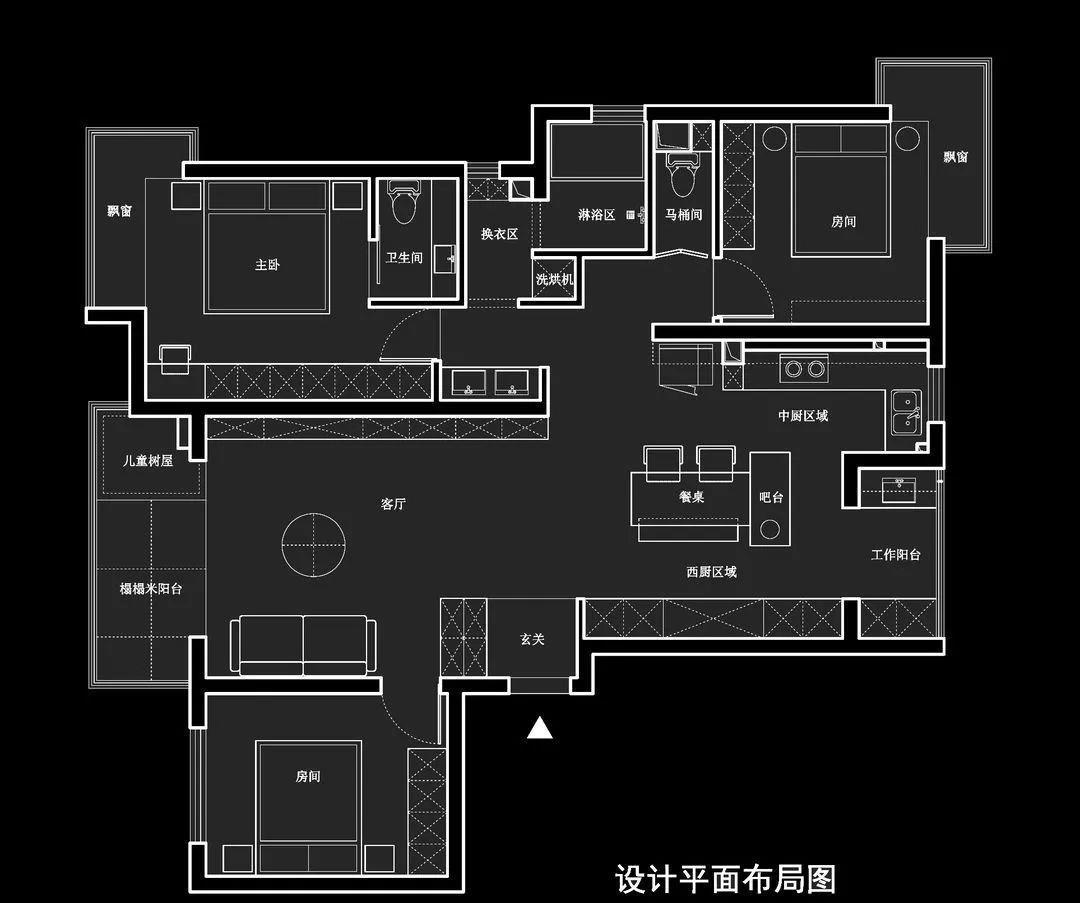 装修|打破常规的设计有多爽？看了她这套130㎡的家，让我莫名有点羡慕