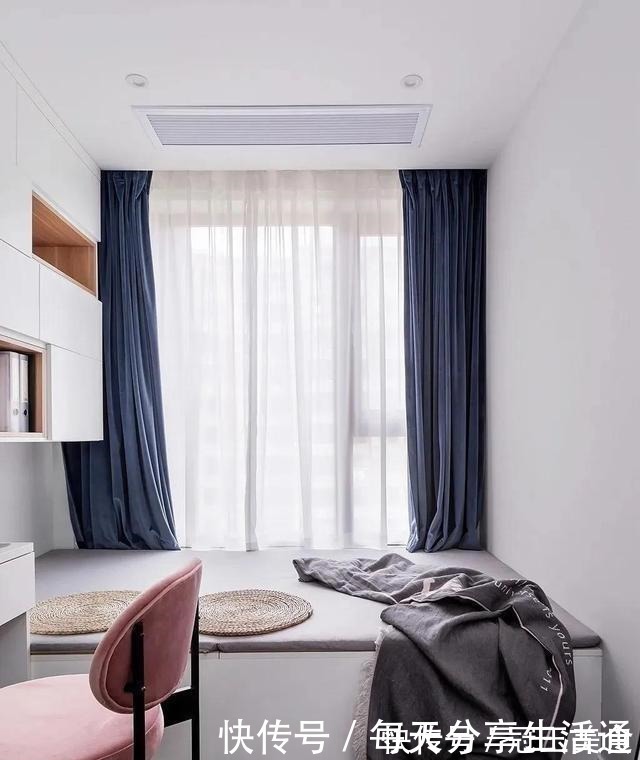 平面图|100平三居室，轻奢风，色彩明亮，简约清爽(附平面图)！