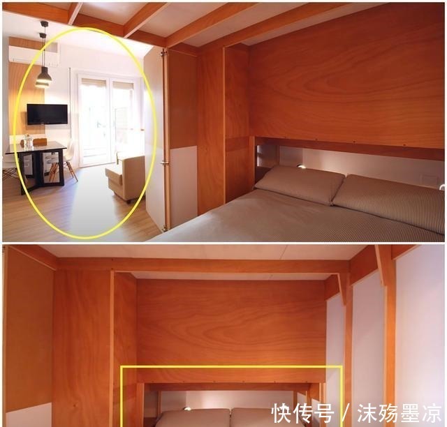 柜门|明明是一居室,打满墙柜子把2间卧室藏里面,30㎡要住一家4口!