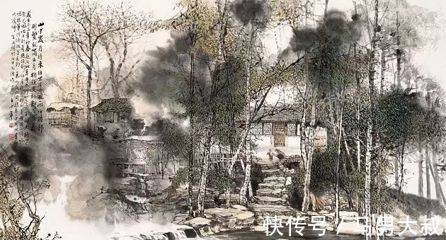 王中年&国画家|观王中年先生的山水画,有身临其境之感