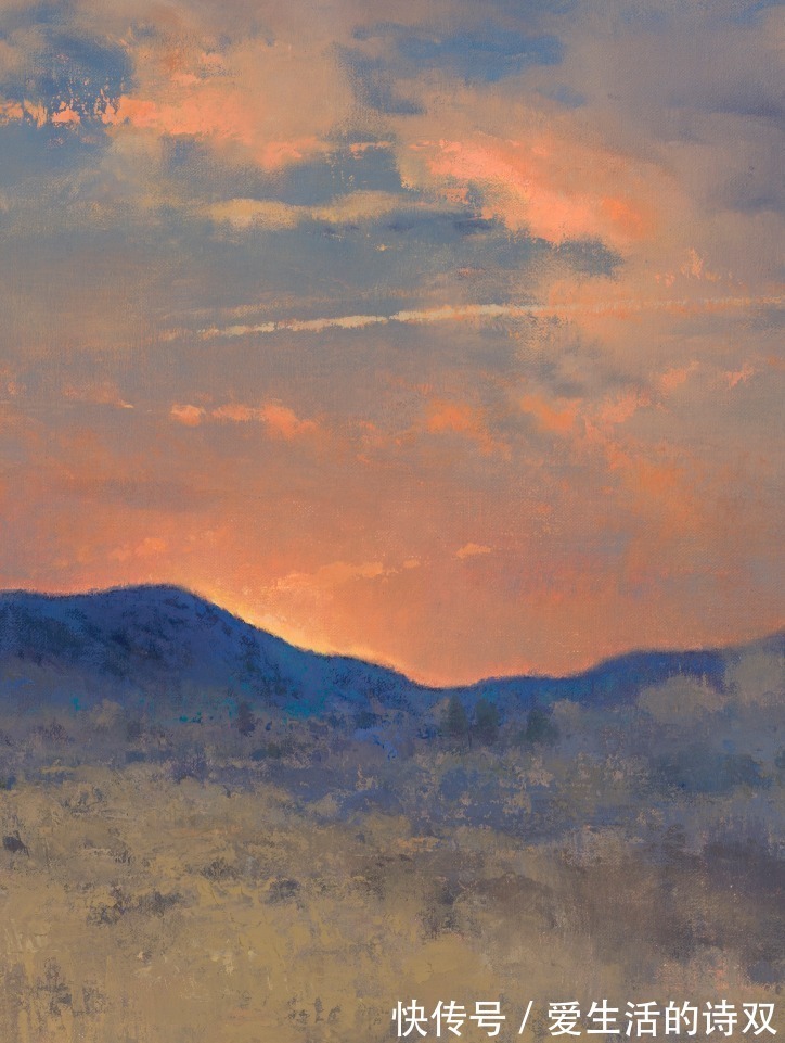 卢伯克$大卫·格里芬的风景油画高清图，放大看，更迷人