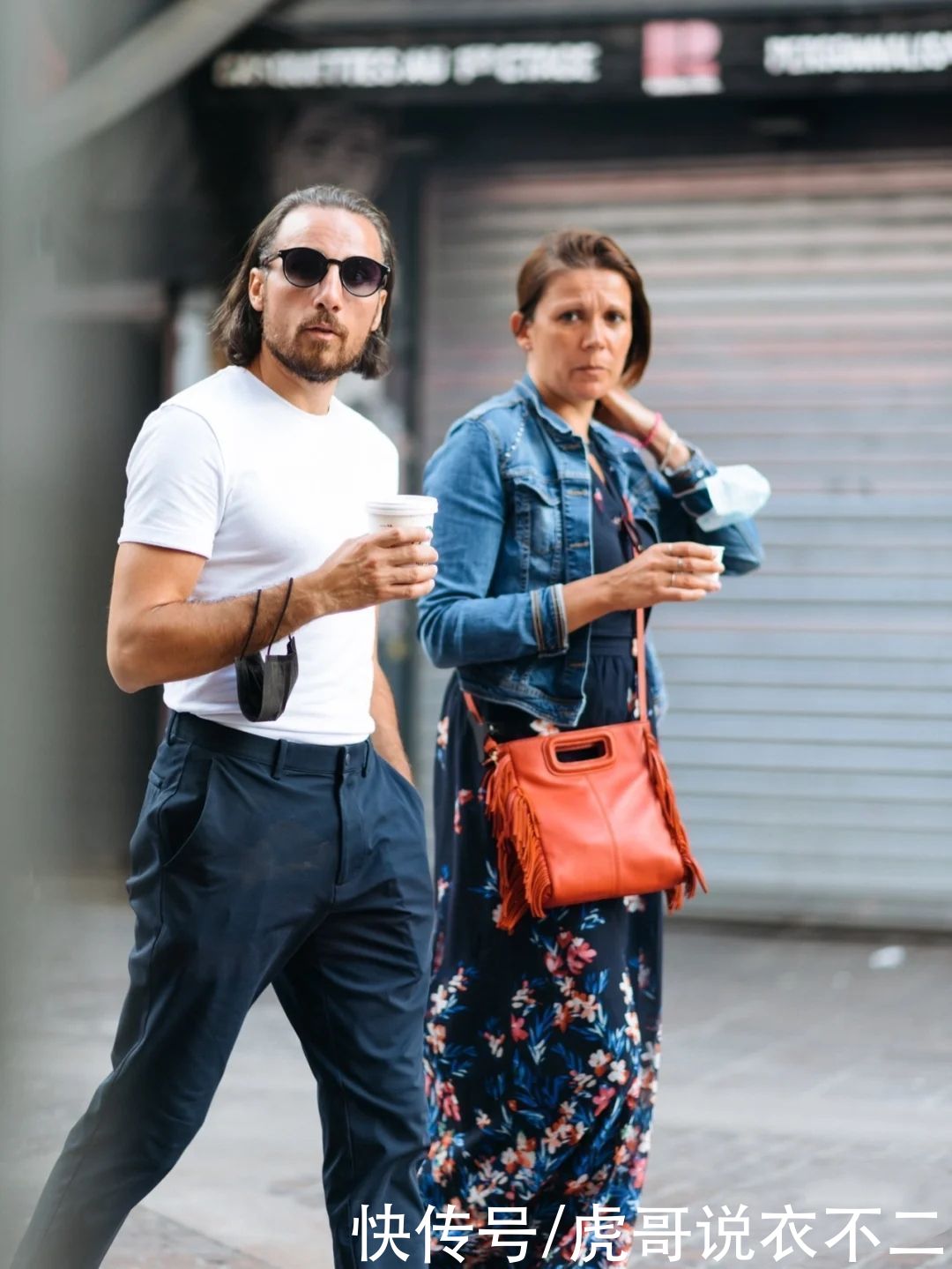 高腰裤|时尚与身材无关，巴黎微胖腿粗素人的出街装，没有筷子腿也出彩