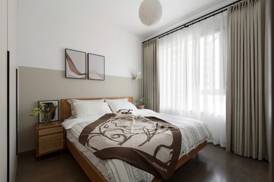 四居室|147㎡的原木风四居室，客餐厅一体好通透！