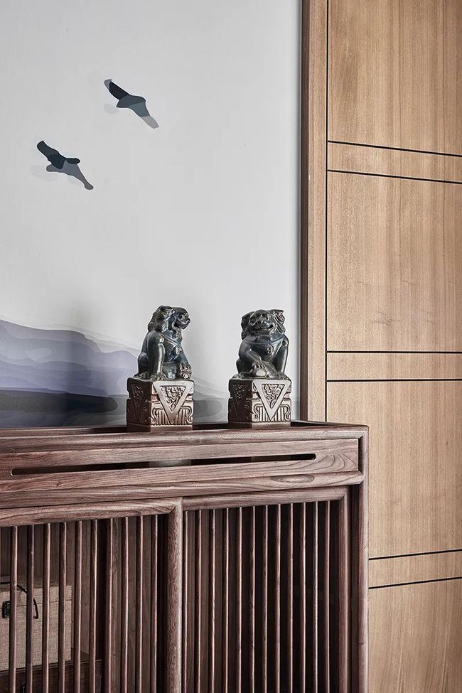 四室三厅新中式设计风格住宅，增添空间静怡之美|黄石装修| 桃木