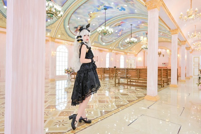 明日|cos:明日方舟 温蒂周年礼服