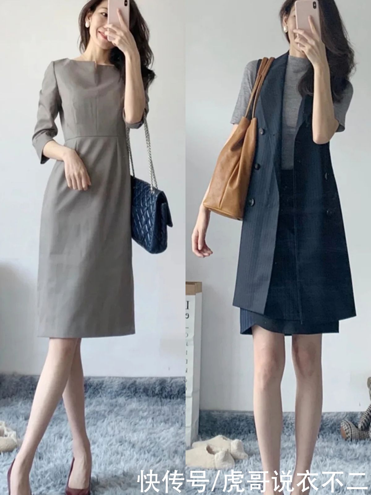 夏季|夏季职场流行穿裙装，掌握4个技巧提升高级感，不呆板、显气质