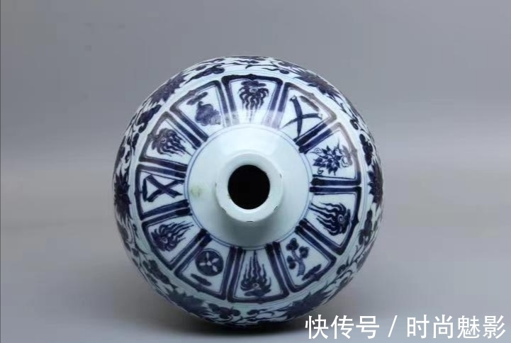 缠枝牡丹|崔凯:仿元青花梅瓶,可谓用心良苦!