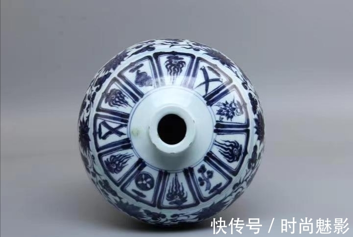 缠枝牡丹|崔凯：仿元青花梅瓶，可谓用心良苦！