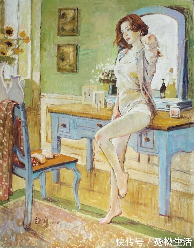 美术家协会@性感娇媚——著名艺术家赵鹰女体油画作品欣赏