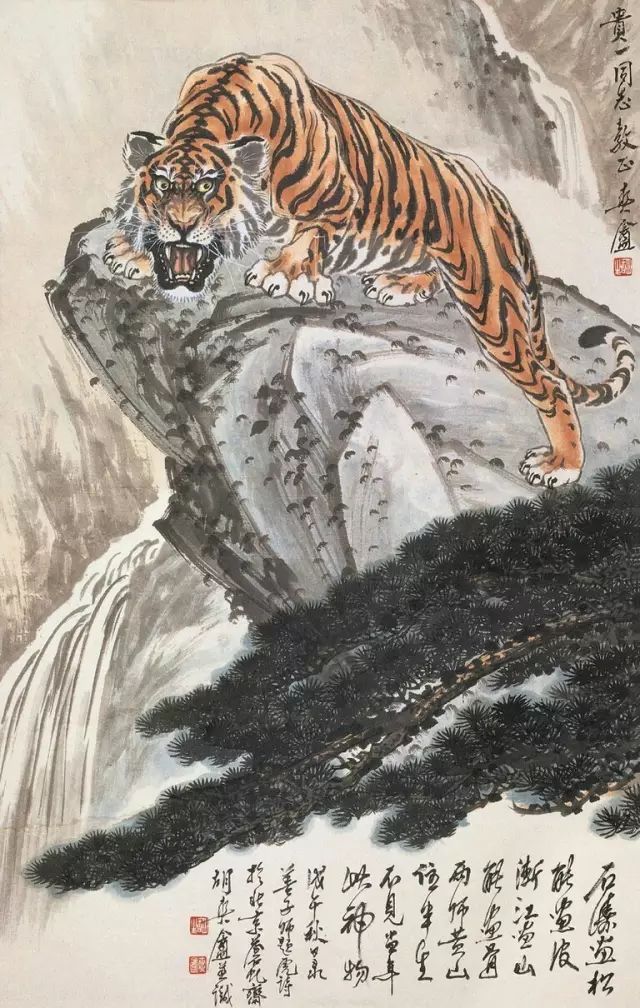 胡爽庵|“被埋没的画虎大师”胡爽庵 作品欣赏