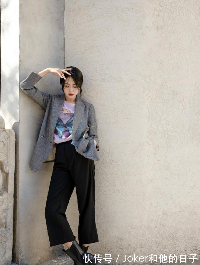 风衣 今秋流行的“阔腿裤+短靴”也太时髦了,高级显瘦,小粗腿有救了!